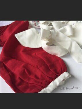 Well Dressed Wolf 4T 4 year handmade red dress